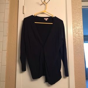 Black navy sweater